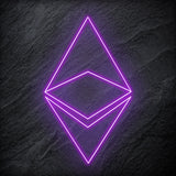 "Ethereum" LED Neonschild - NEONEVERGLOW