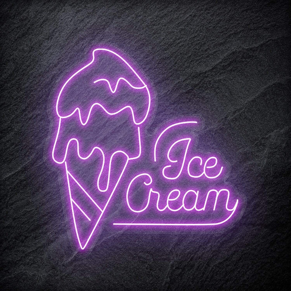 " Ice Cream Eis" Neonschild - NEONEVERGLOW