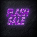 "Flash Sale" LED  Neon Schriftzug - NEONEVERGLOW