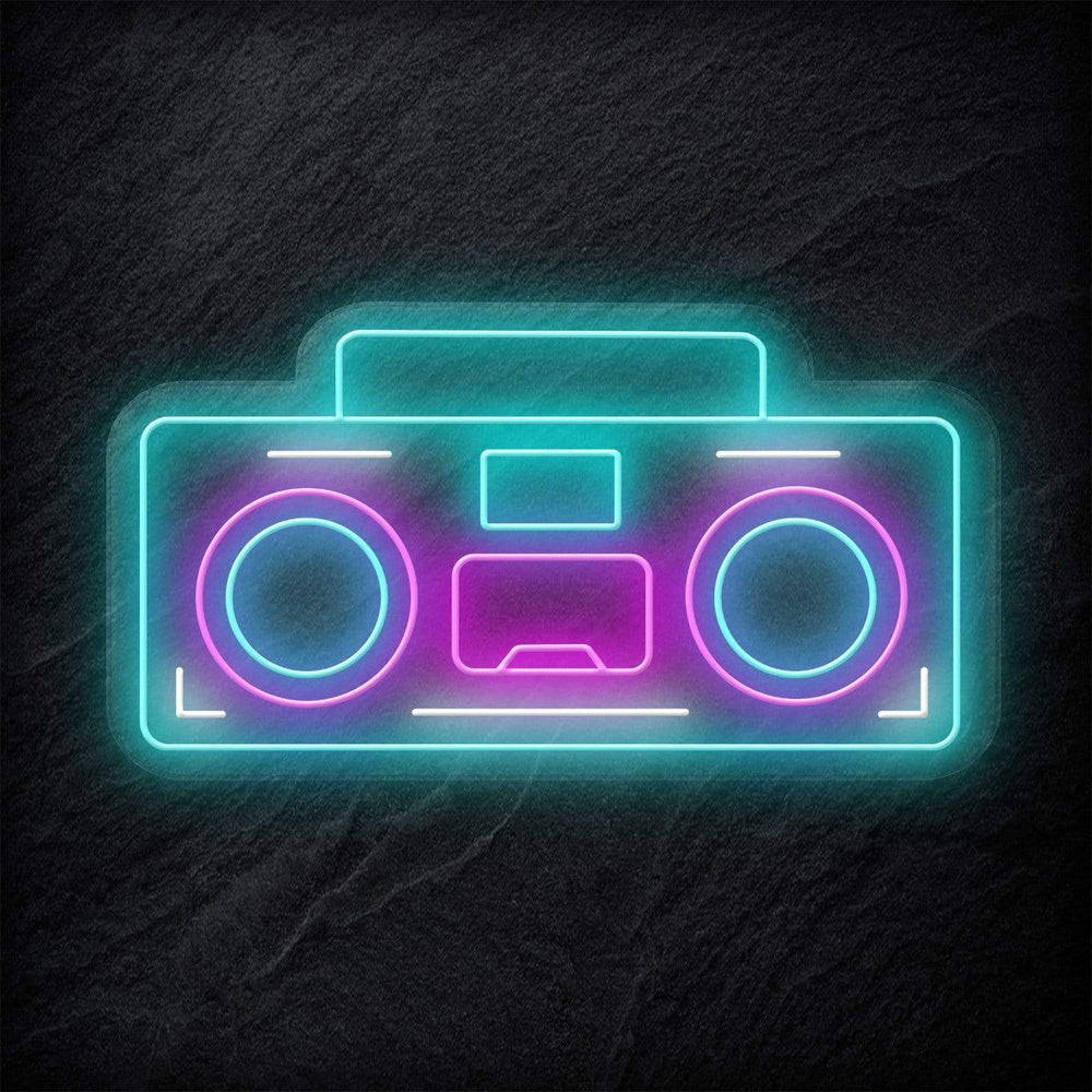 "Musikplayer" Neonschild - NEONEVERGLOW