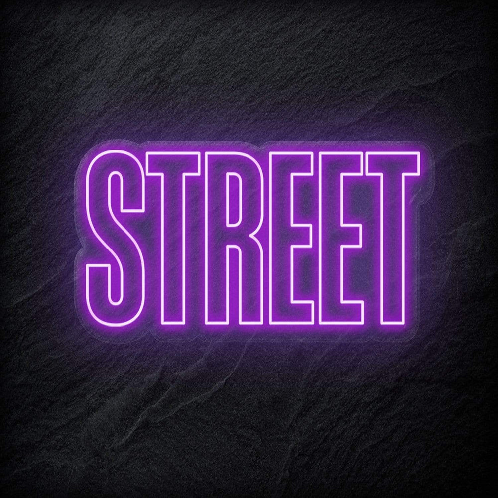 "Street" Neon Schriftzug - NEONEVERGLOW