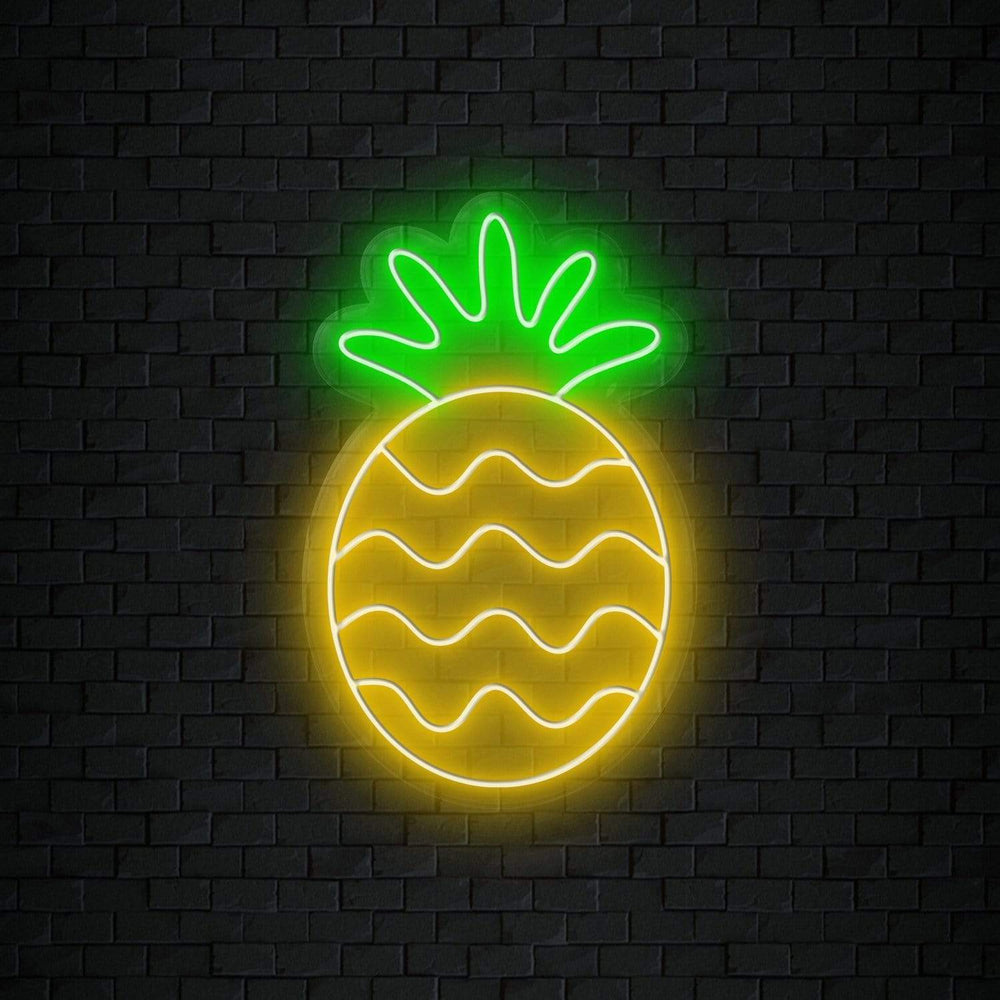 "Pineapple Ananas" Neonschild Sign Schriftzug - NEONEVERGLOW