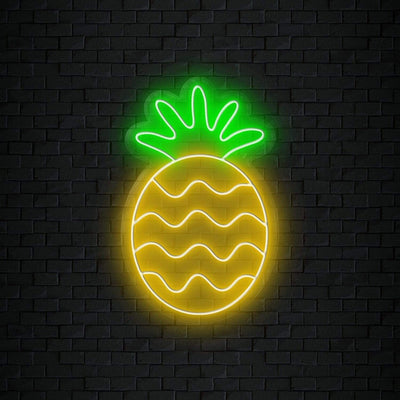 "Pineapple Ananas" Neonschild Sign Schriftzug - NEONEVERGLOW