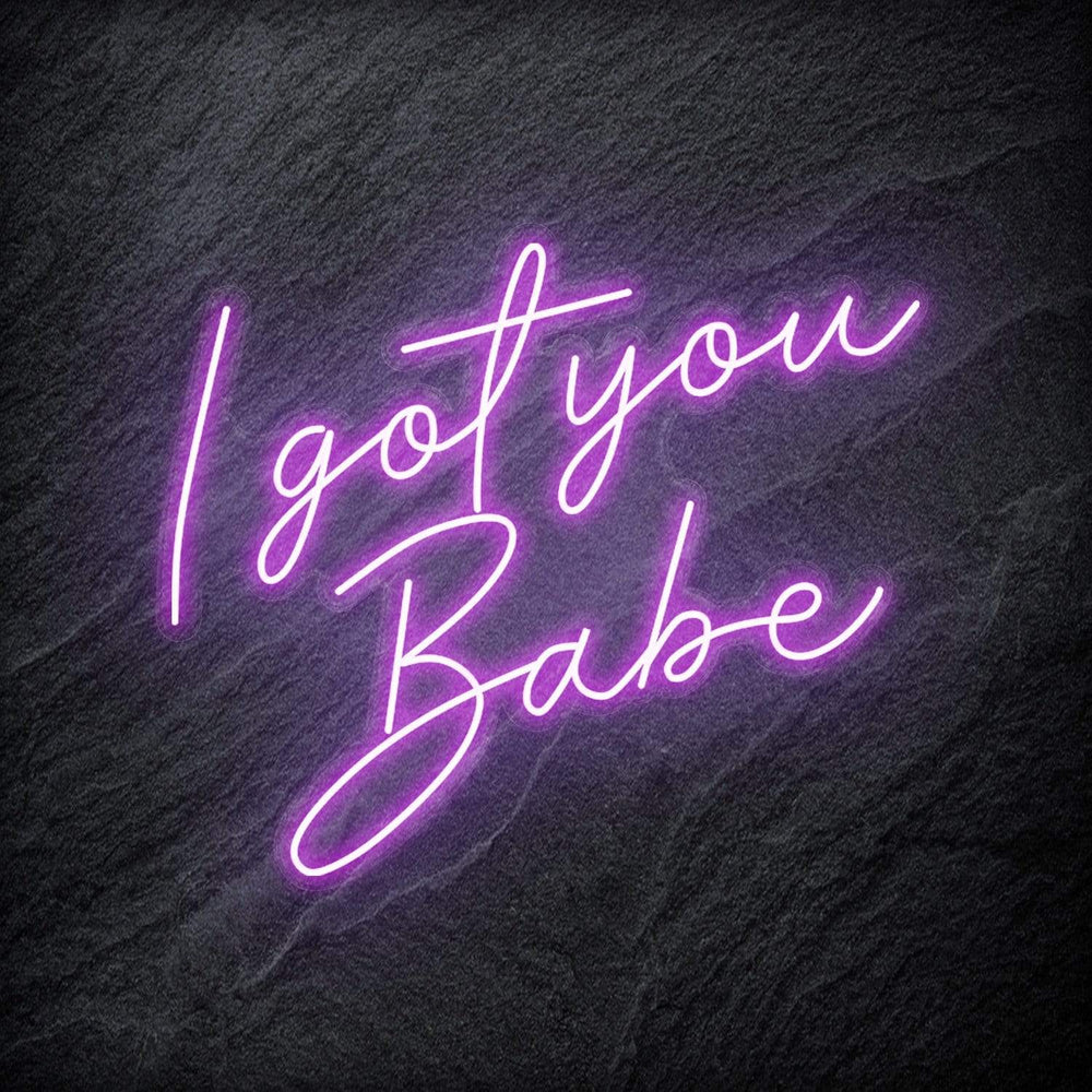 "I Got You Babe" Neon Schriftzug - NEONEVERGLOW