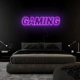 "Gaming" LED Game Neonschild Sign Schriftzug - NEONEVERGLOW