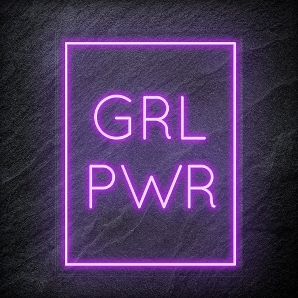 "Girl Power" Neon Schriftzug Sign - NEONEVERGLOW