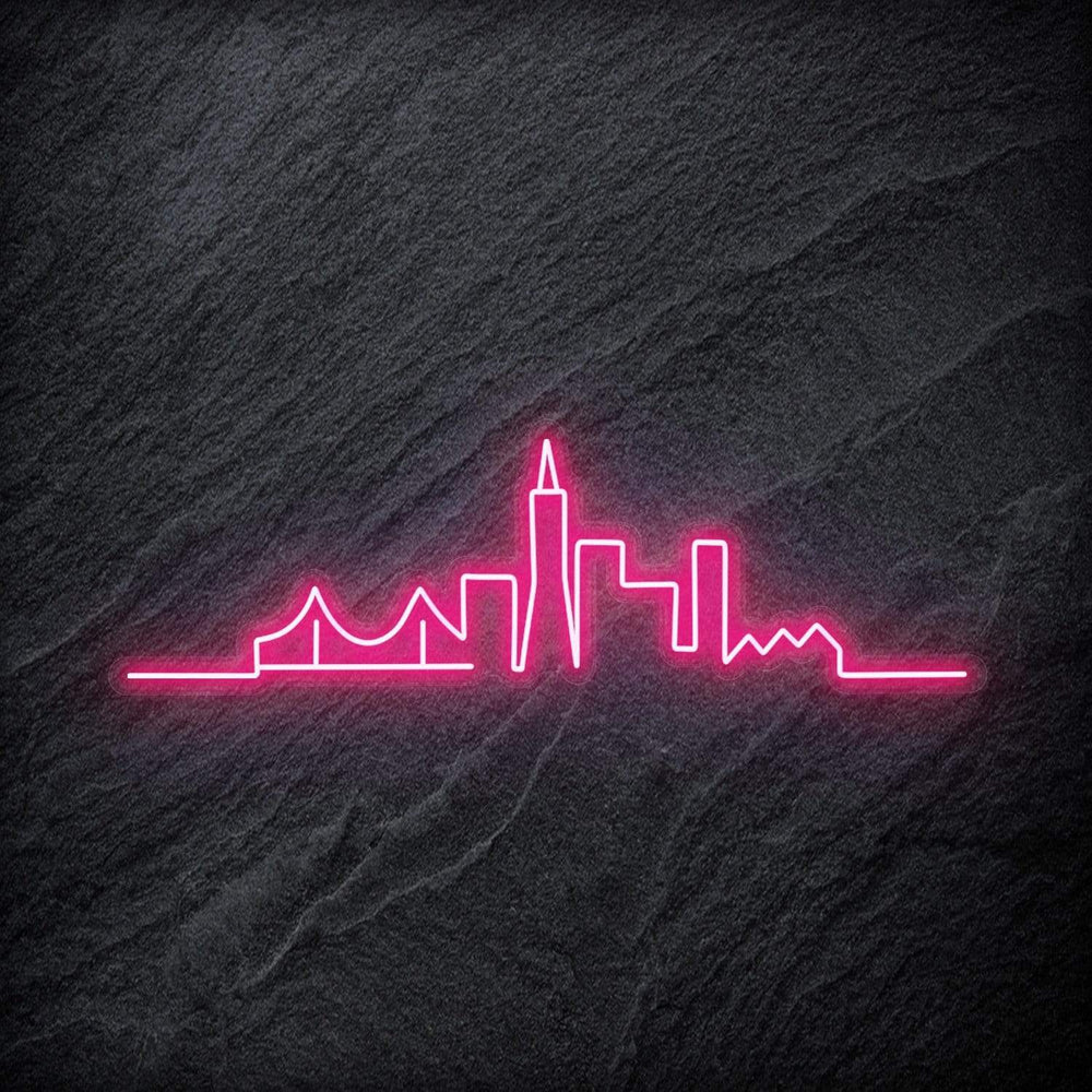 "Skyline " Neonschild - NEONEVERGLOW