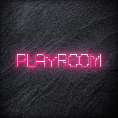 "Playroom" Neon Schriftzug - NEONEVERGLOW