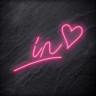 " In Love" Neonschild - NEONEVERGLOW