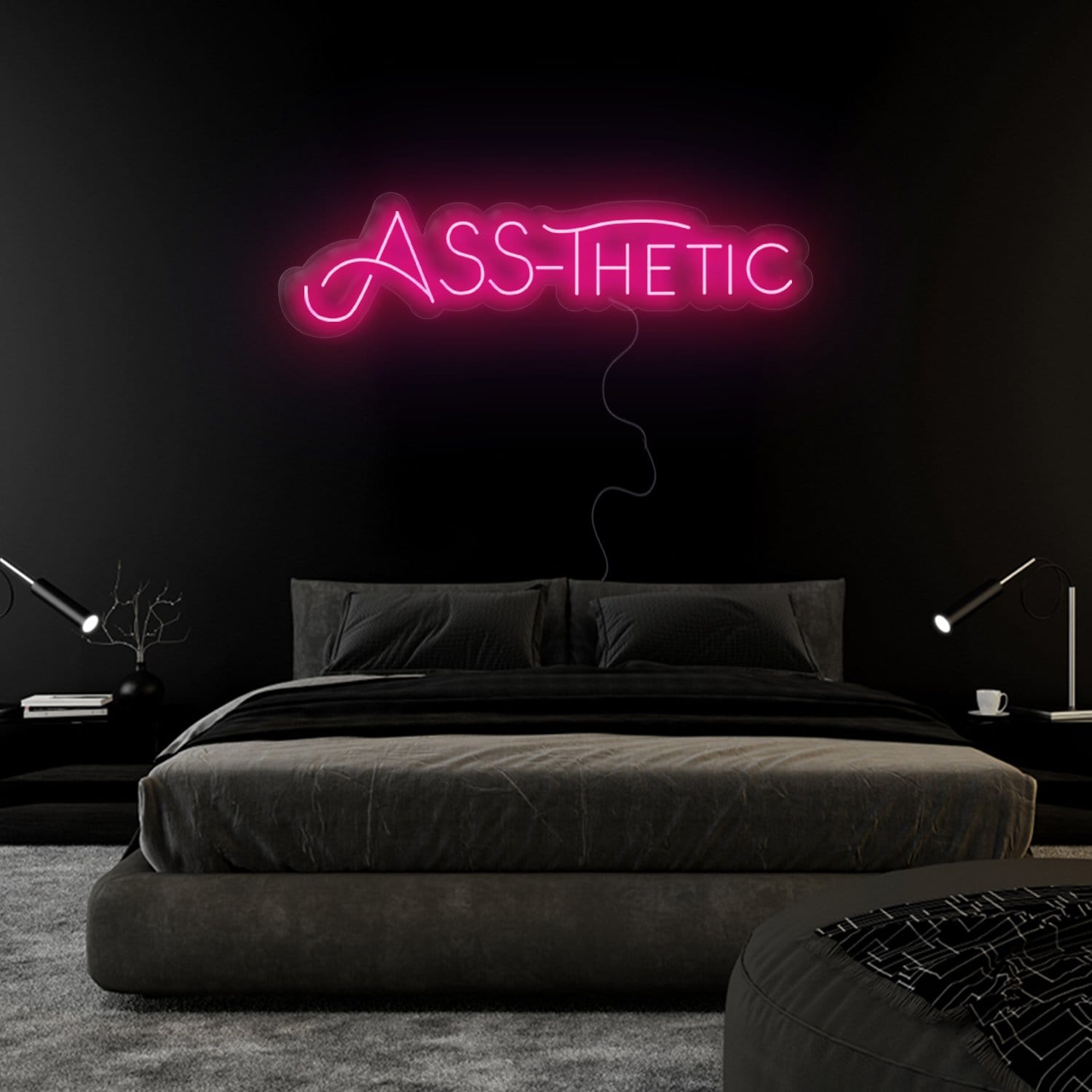 "ASS-Thetic" LED Neonschild Sign - NEONEVERGLOW