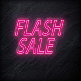 "Flash Sale" LED  Neon Schriftzug - NEONEVERGLOW