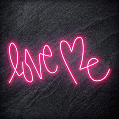 "Love Me " Neon Schriftzug Sign - NEONEVERGLOW