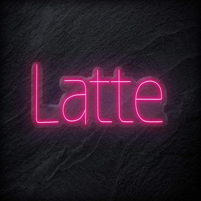 "Latte Coffee" Neon Schriftzug - NEONEVERGLOW