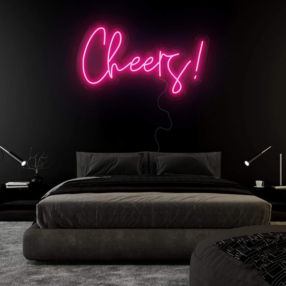 "Cheers" Neon Sign Schriftzug - NEONEVERGLOW