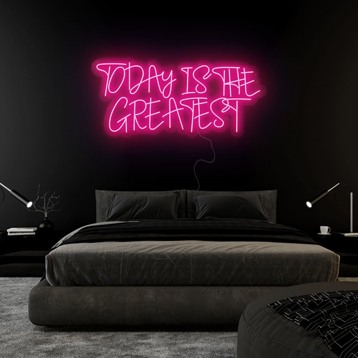 "Today Is The Greatest " LED Neonschild Sign Schriftzug - NEONEVERGLOW
