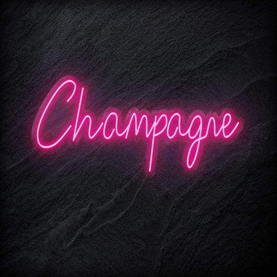 "Champagne" Neon Schriftzug - NEONEVERGLOW