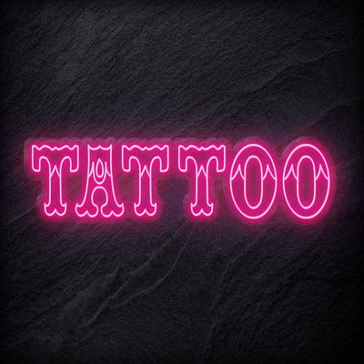 " Tattoo" Neonschild Sign - NEONEVERGLOW