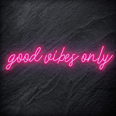 "Good Vibes Only" Neon Schriftzug - NEONEVERGLOW