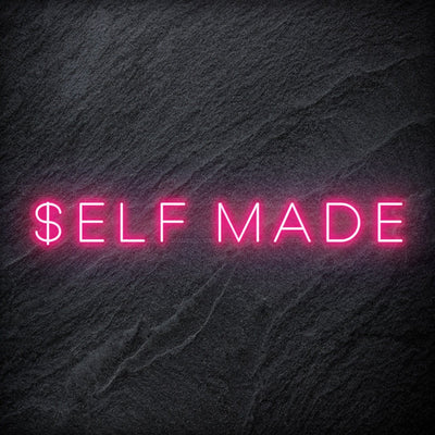"Self Made" Neon Schriftzug Sign - NEONEVERGLOW