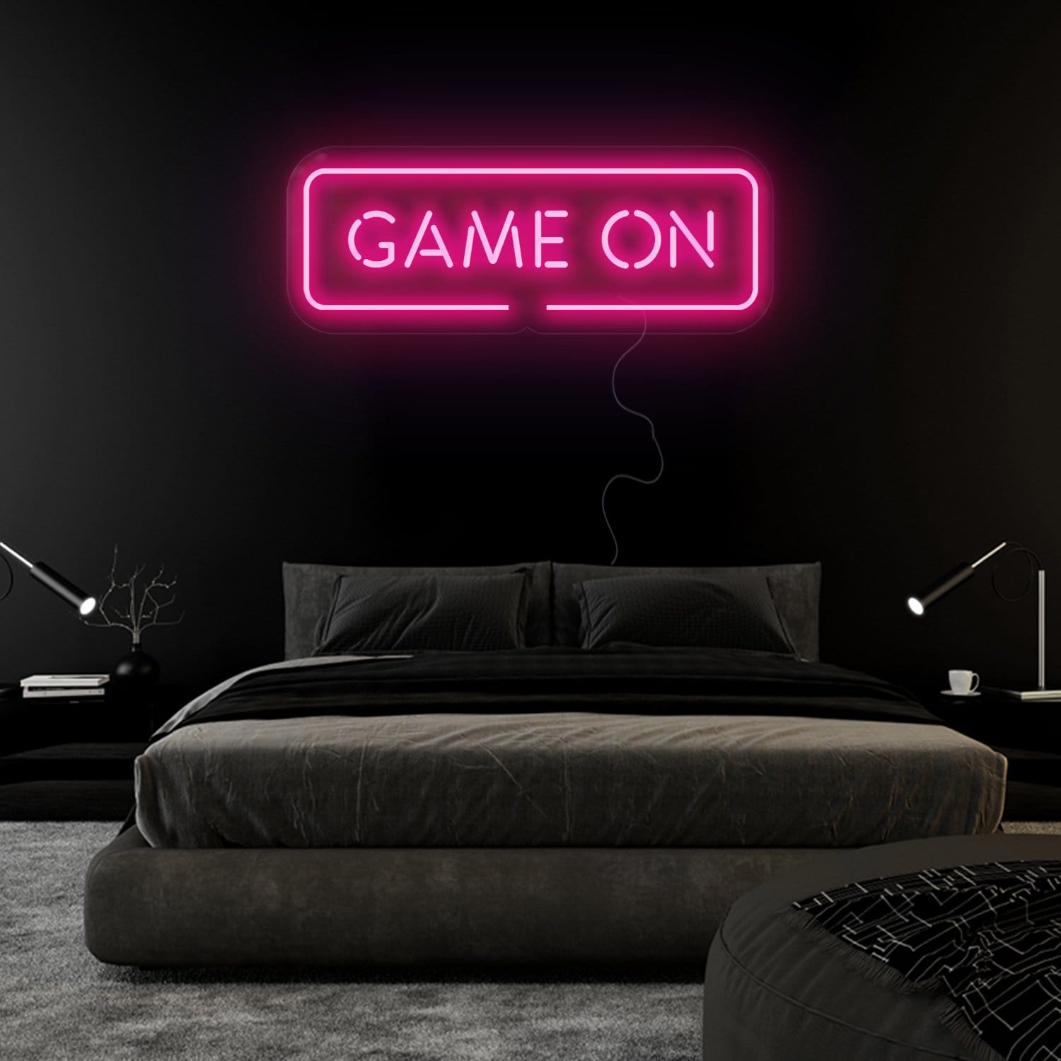 "Game On" LED  Neonschild Sign Schriftzug - NEONEVERGLOW