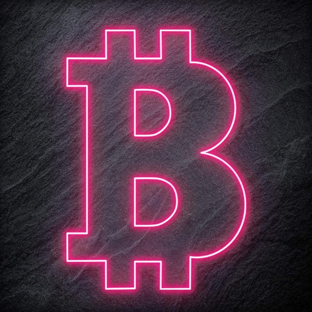 "Bitcoin" Neonschild - NEONEVERGLOW