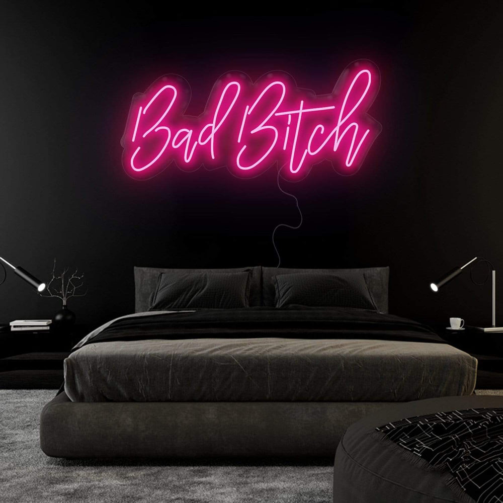 "Bad Bitch" Neonschild Sign Schriftzug - NEONEVERGLOW