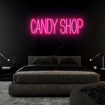 "Candy Shop" LED Neon Sign Schriftzug - NEONEVERGLOW