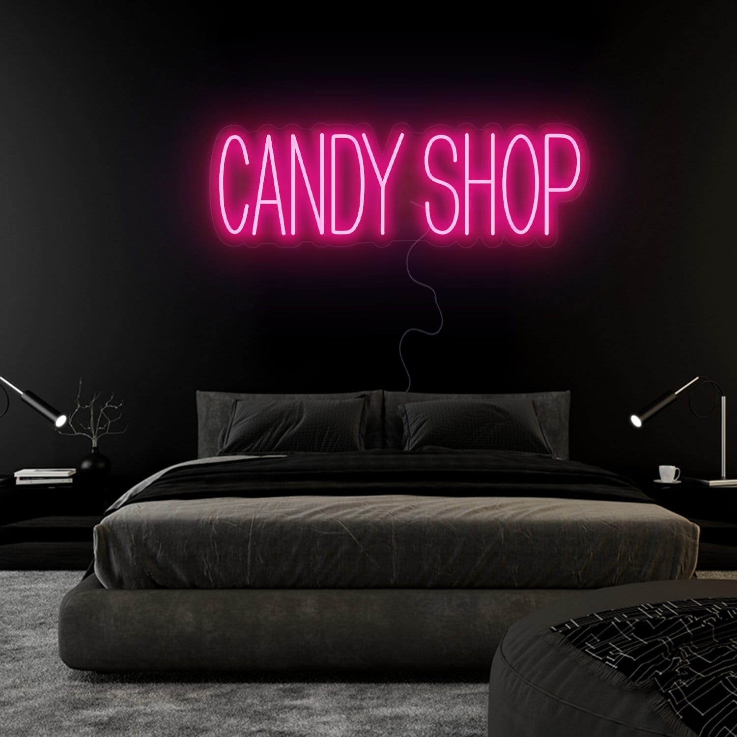 "Candy Shop" LED Neon Sign Schriftzug - NEONEVERGLOW
