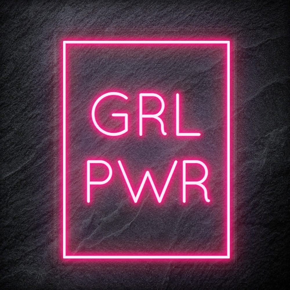 "Girl Power" Neon Schriftzug Sign - NEONEVERGLOW