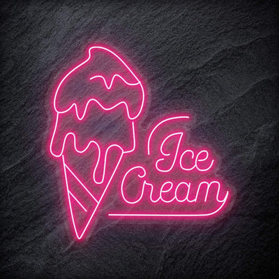 " Ice Cream Eis" Neonschild - NEONEVERGLOW