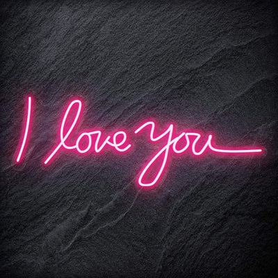"I Love You" Neon Schriftzug Sign - NEONEVERGLOW