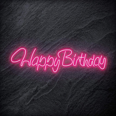 "Happy Birthday" Neon Schriftzug - NEONEVERGLOW