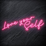 "Love Yourself" LED Neon Schriftzug - NEONEVERGLOW