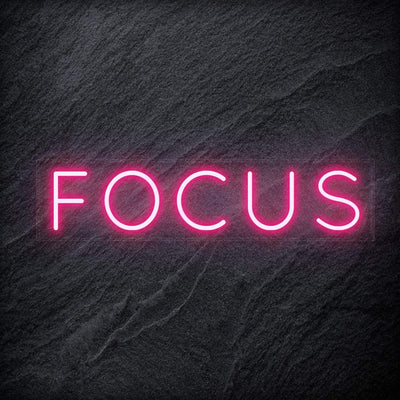 " Focus " Neon Sign Schriftzug - NEONEVERGLOW