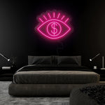 "Augen" LED Neonschild Sign - NEONEVERGLOW
