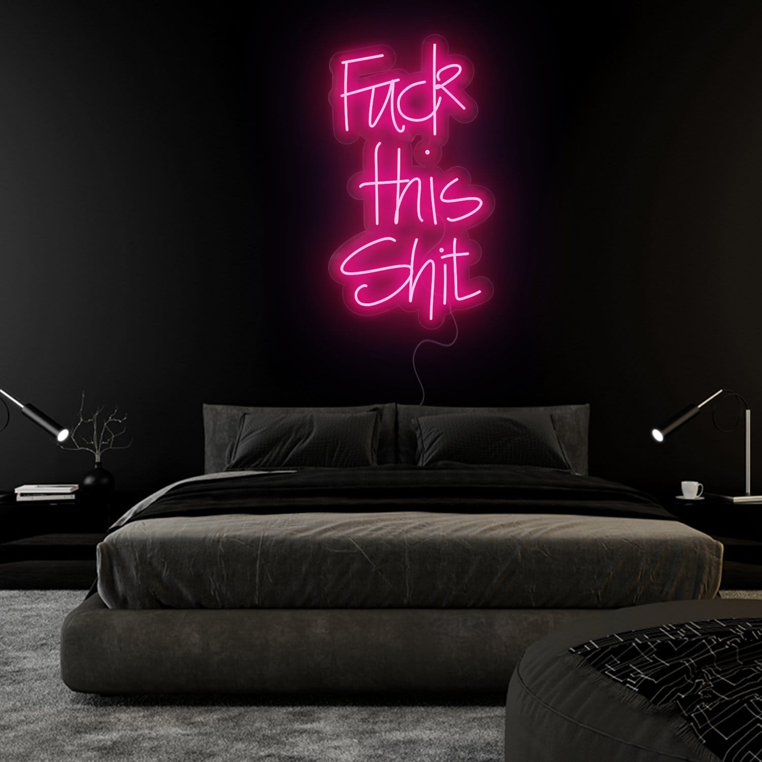 "Fuck This Shit" LED Sign Schriftzug - NEONEVERGLOW