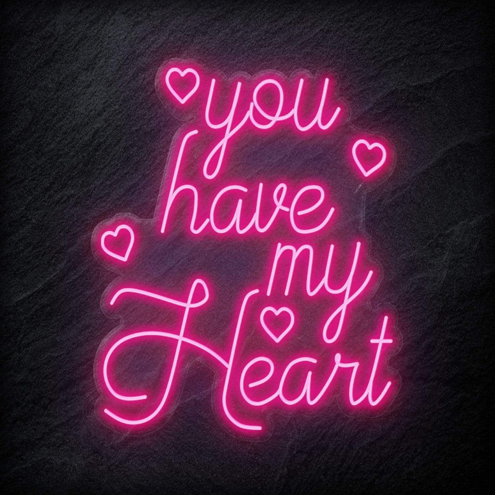 "You Have My Heart" Neonschild - NEONEVERGLOW