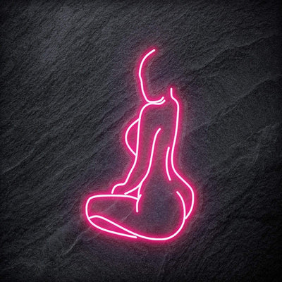 "Girl Frau" Neonschild - NEONEVERGLOW