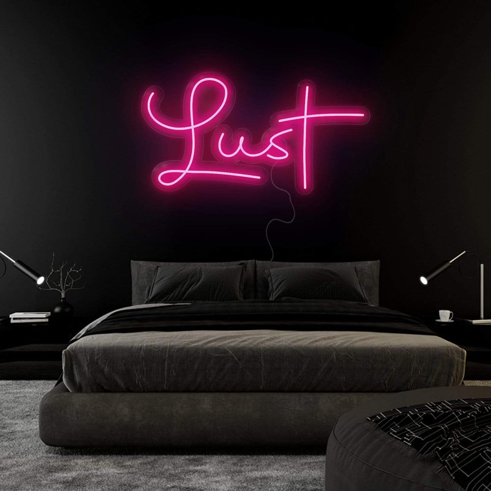 "Lust" Neonschild Sign Schriftzug - NEONEVERGLOW