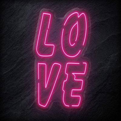 "L O V E " Neon Schriftzug - NEONEVERGLOW