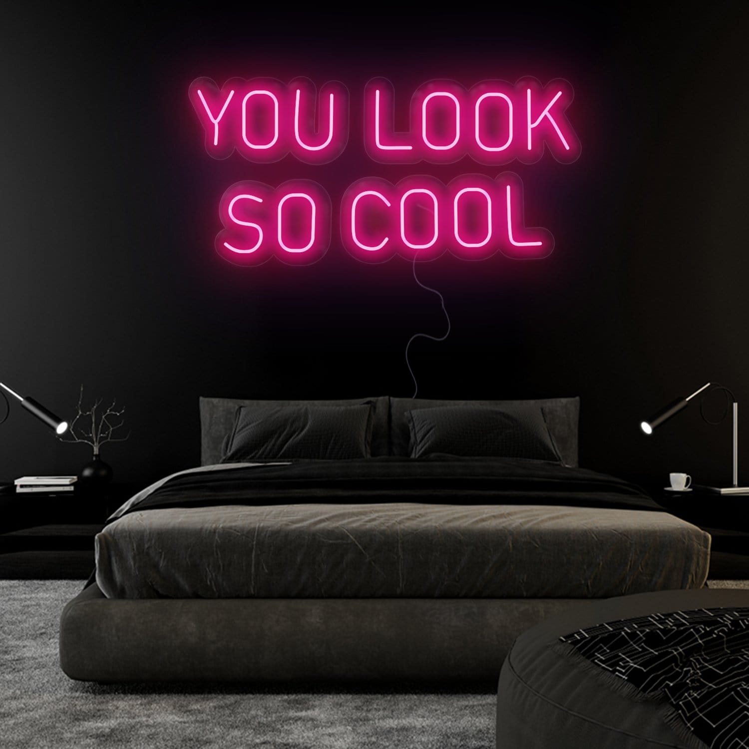 "You Look So Cool" LED Neonschild Sign Schriftzug - NEONEVERGLOW