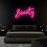 "Beauty" LED Neon Sign Schriftzug - NEONEVERGLOW