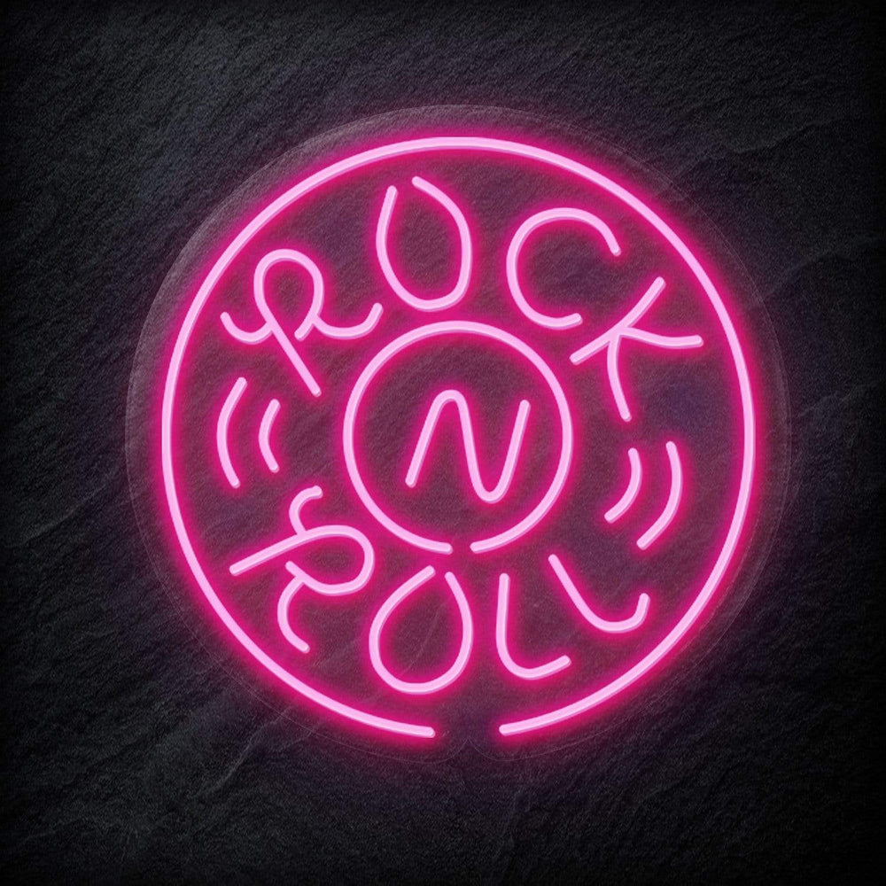 "Rockn Roll Musik" Neon Schild - NEONEVERGLOW