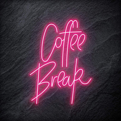 "Coffee Break" Neon Schriftzug - NEONEVERGLOW