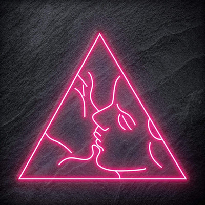 "Kiss" Neonschild Schriftzug - NEONEVERGLOW