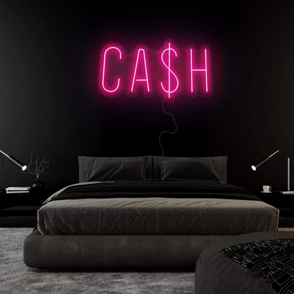 "Cash Cas$H" Neon Sign Schriftzug - NEONEVERGLOW