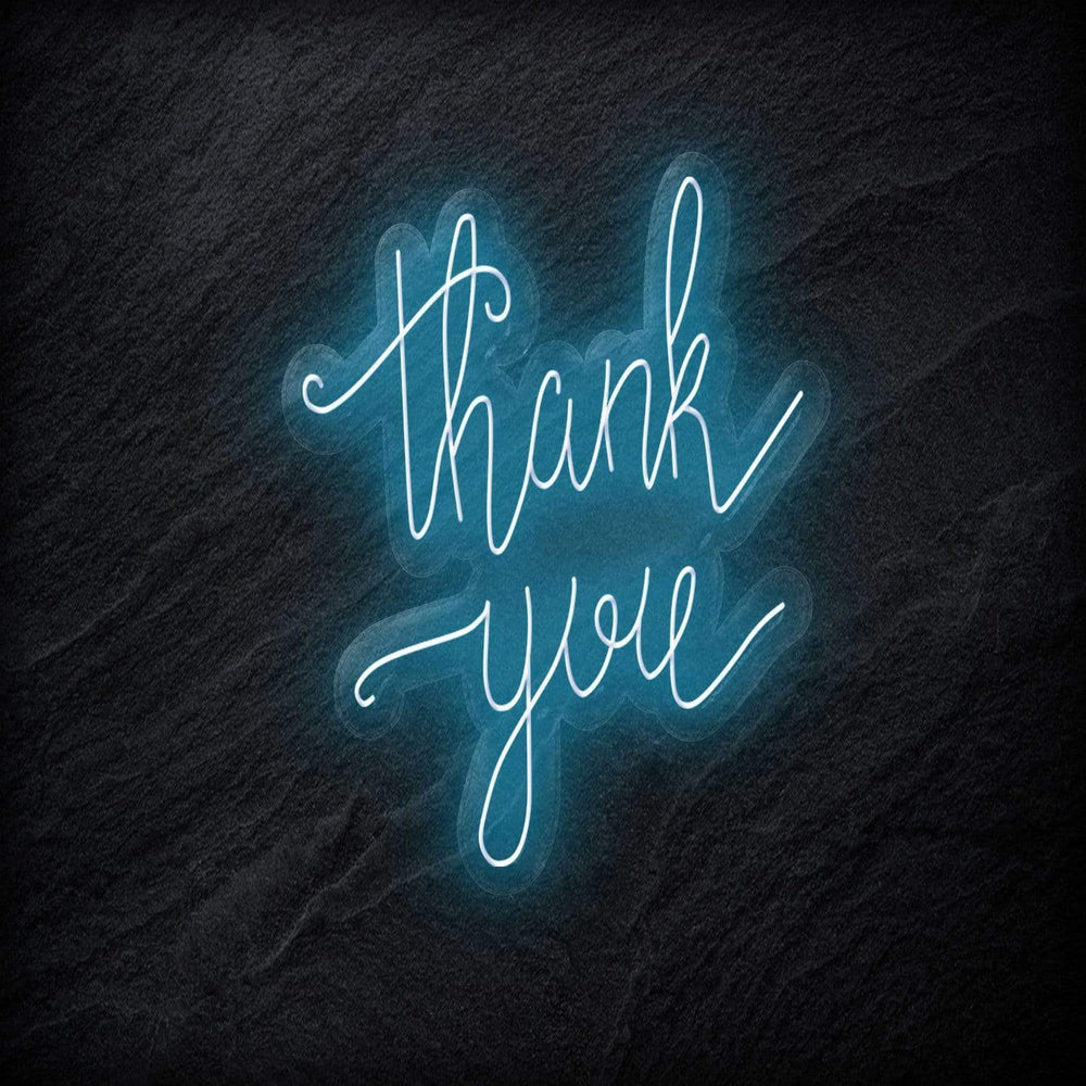 "Thank You!" Neonschild - NEONEVERGLOW