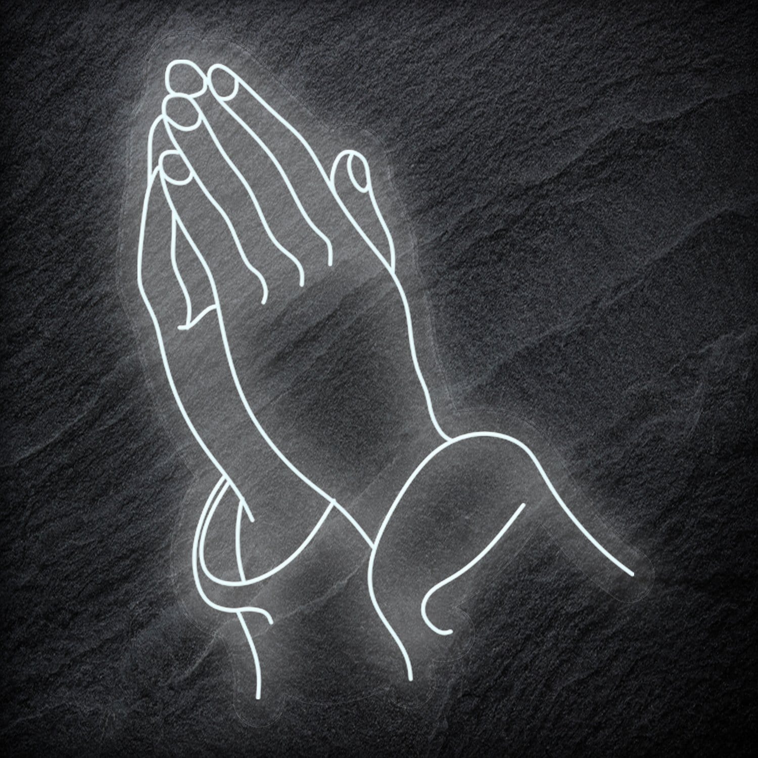 " Glaube Hoffnung Beten " LED Neonschild Sign - NEONEVERGLOW