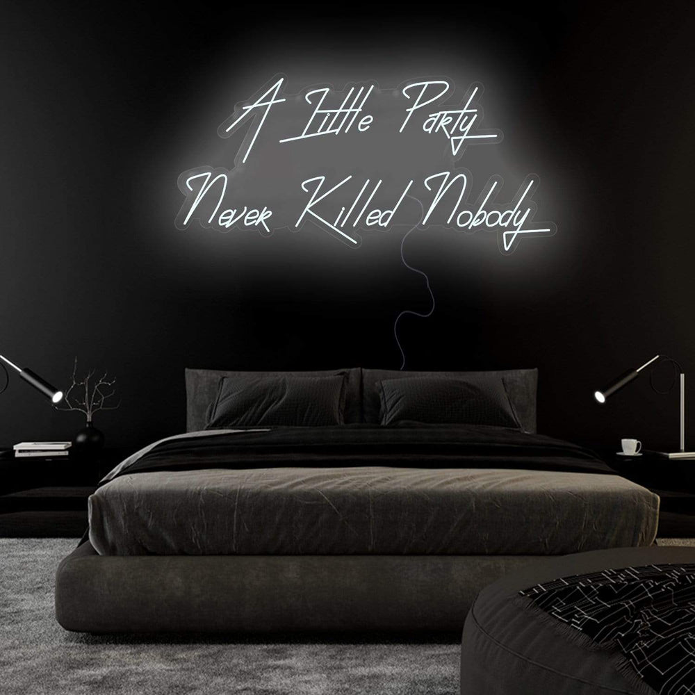 "A Little Party" Neon Sign Schriftzug - NEONEVERGLOW