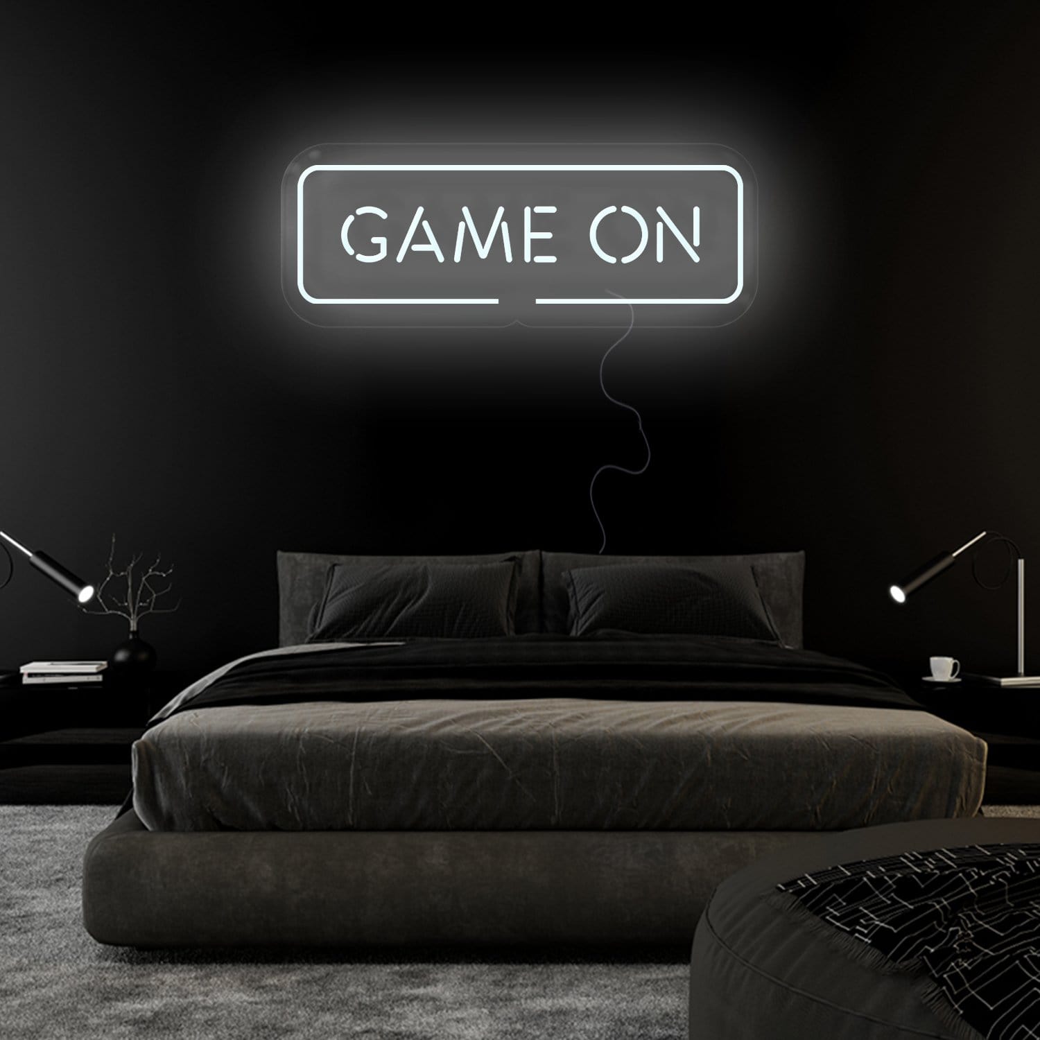 "Game On" LED  Neonschild Sign Schriftzug - NEONEVERGLOW